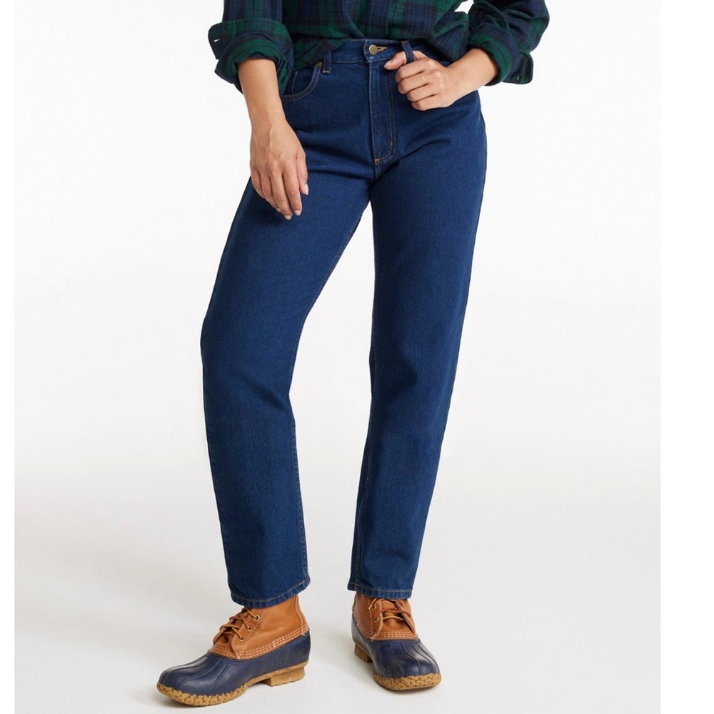 L.L. Bean Women's High Rise Jeans - Blue